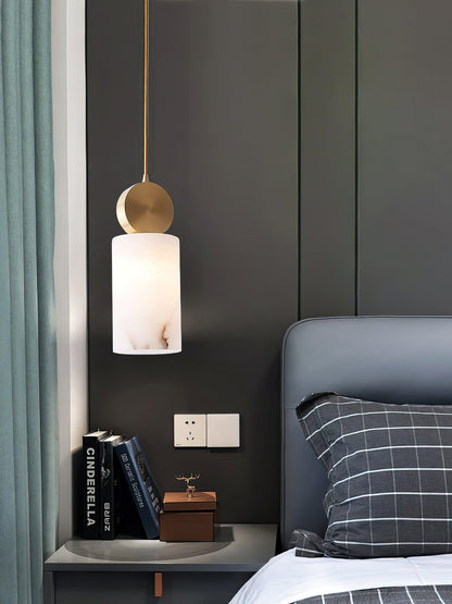 Etruscan Aabaster Pendant Light