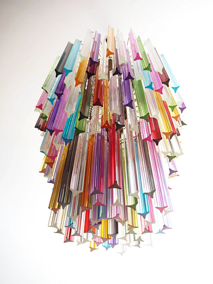 Fantastic Murano Prisms Multicolor Chandelier