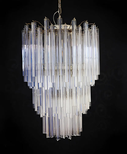 Fantastic Murano Prisms Transparent Chandelier