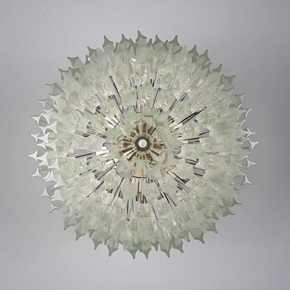 Fantastic Murano Prisms Transparent Chandelier