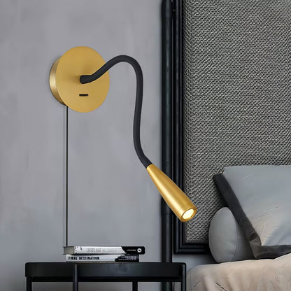Flexi Hose Plug-in Wall Light