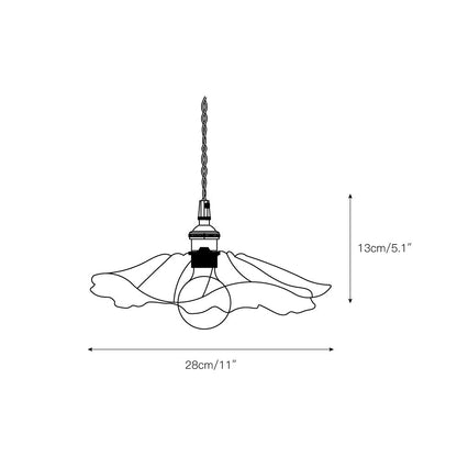 Flower Glass Pendant Lamp