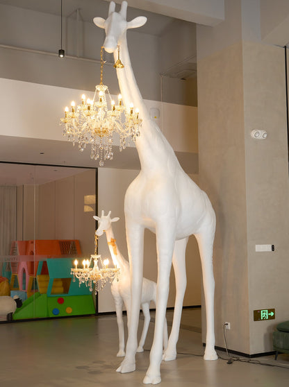 Giraffe Sculpture Floor Lamp