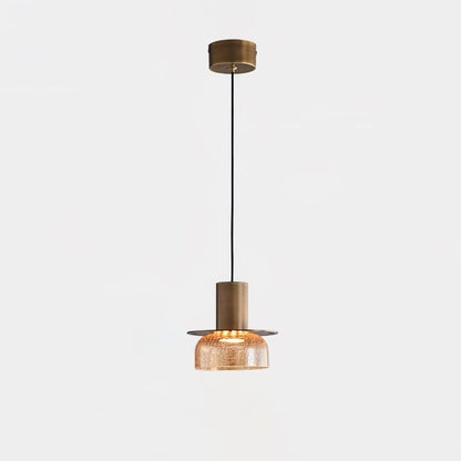 Glacier Crackle Glass Pendant Lamp