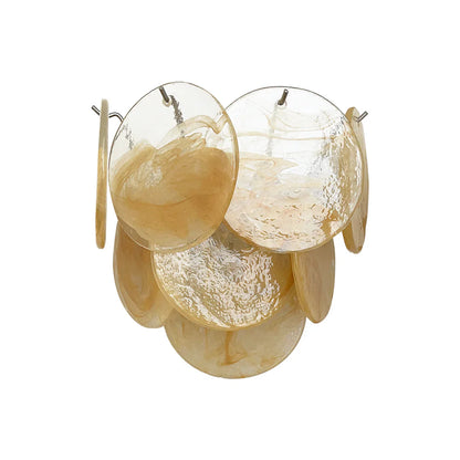 Gold Vintage Murano Glass Wall Lamp