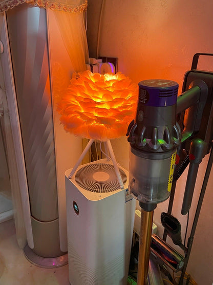 Goose Feather Table Lamp