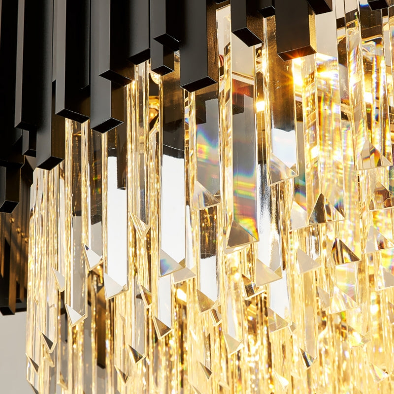 Gio Crystal Chandelier, Black – Keyming