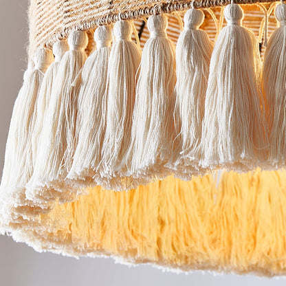 Handwoven Jute Pendant Light