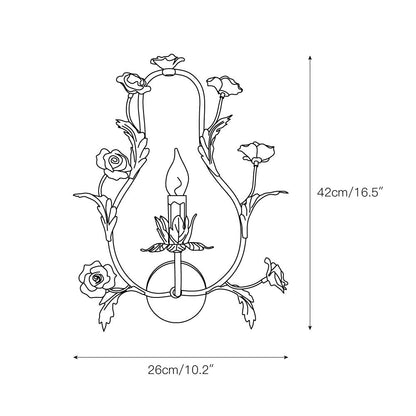 Heritage Floral Wall Lamp