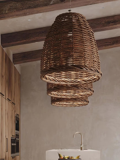 Hues Wicker Pendant Lamp