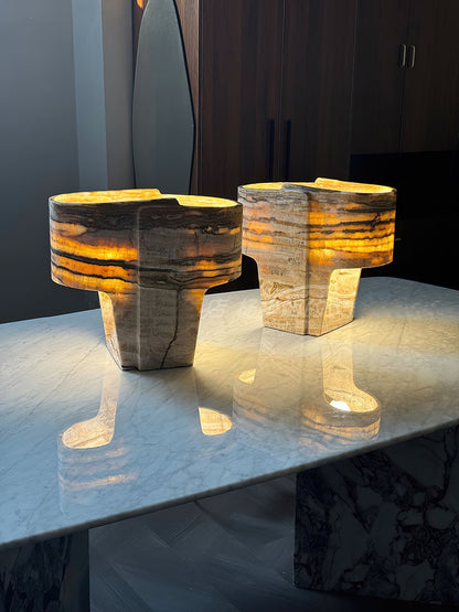 Jade Texture Table Lamp