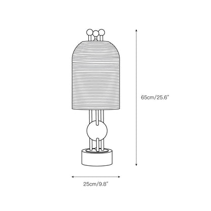 Lantern Glass Table Lamp