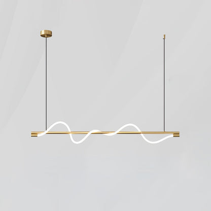 Linear Curve Island Pendant Lamp