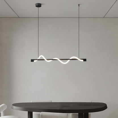 Linear Curve Island Pendant Lamp