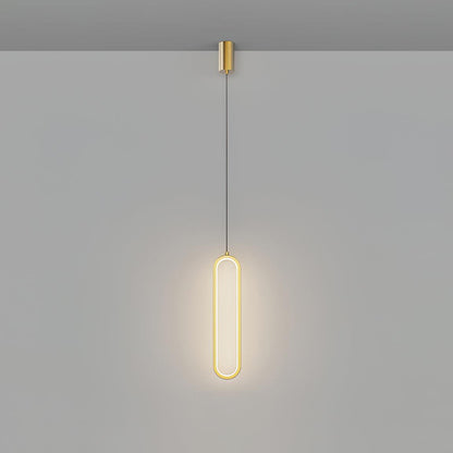 Long Oval LED Pendant Lamp