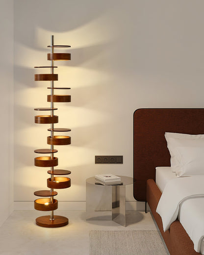 Luminis Wooden Floor Lamp