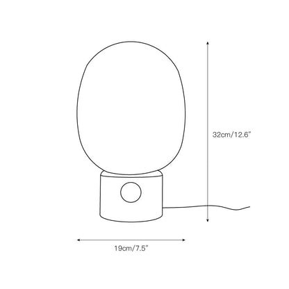 Marble Audio Table Lamp