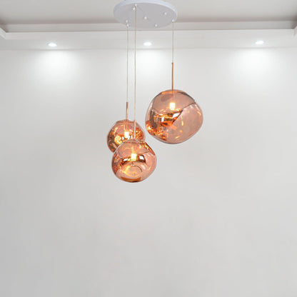 Multi Lava Round Pendant Lamp