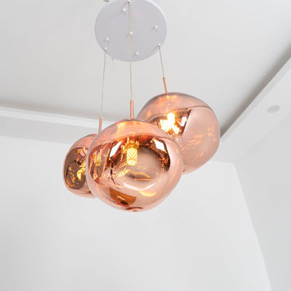 Multi Lava Round Pendant Lamp