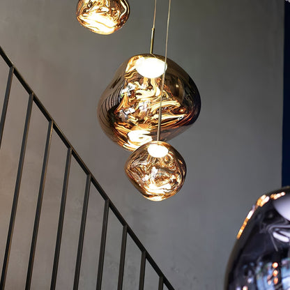 Multi Lava Round Pendant Lamp