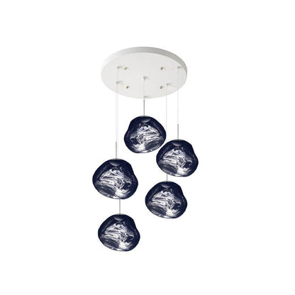 Multi Lava Round Pendant Lamp