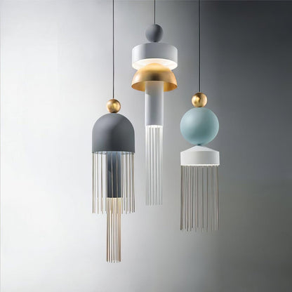 Metal Glass Pendant Light