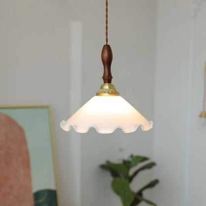 Milky Flower Pendant Light