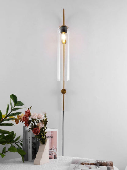 Modern Glass Plug-In Wall Lamp