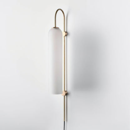 Modern Glass Plug-In Wall Lamp