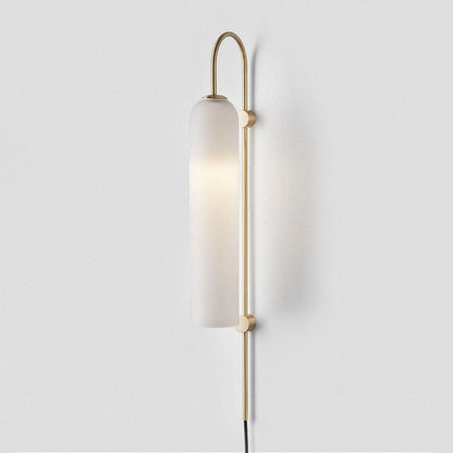 Modern Glass Plug-In Wall Lamp