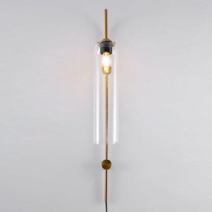 Modern Glass Plug-In Wall Lamp