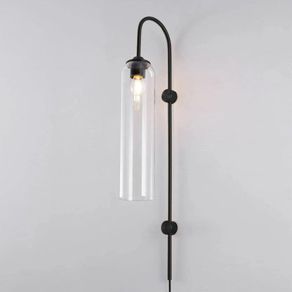 Modern Glass Plug-In Wall Lamp