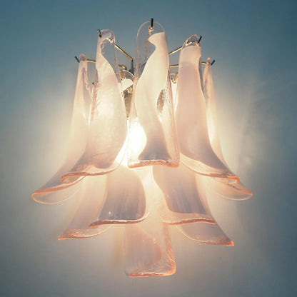Vintage Murano Pink Wall Lights