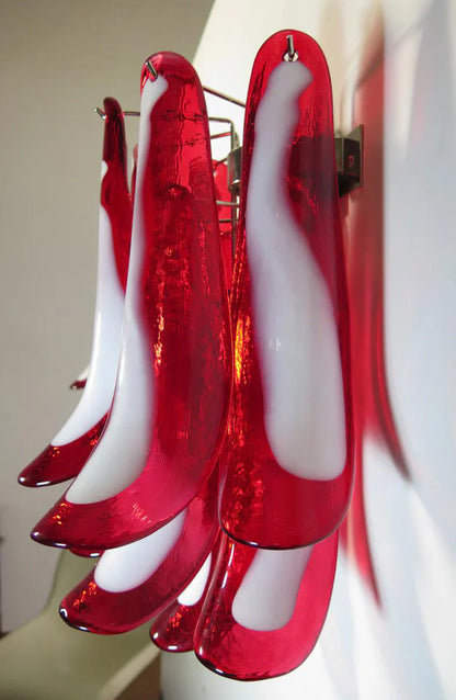 Vintage Murano Red Wall Lights