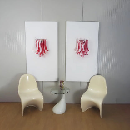 Vintage Murano Red Wall Lights