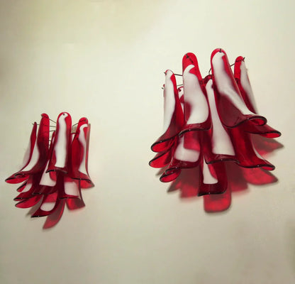 Vintage Murano Red Wall Lights