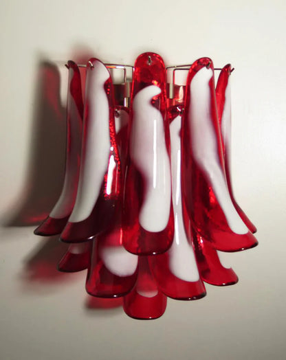 Vintage Murano Red Wall Lights