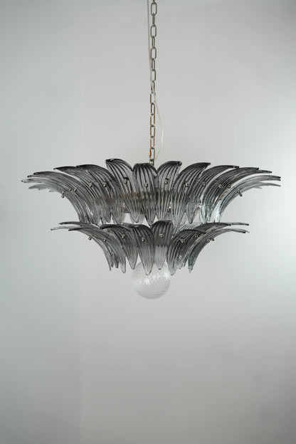 Murano Palmette Smoked Chandelier