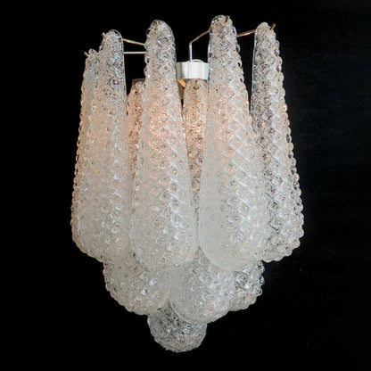 Murano Petals White Wall Light