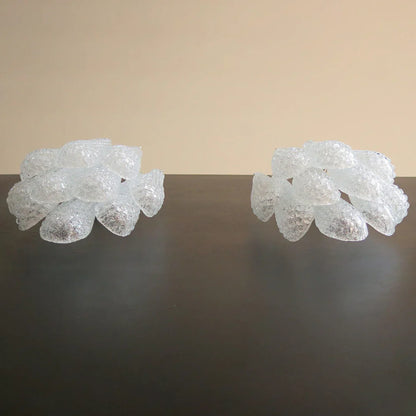 Murano Petals White Wall Light