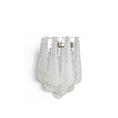 Murano Petals White Wall Light