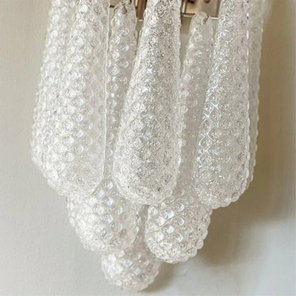 Murano Petals White Wall Light