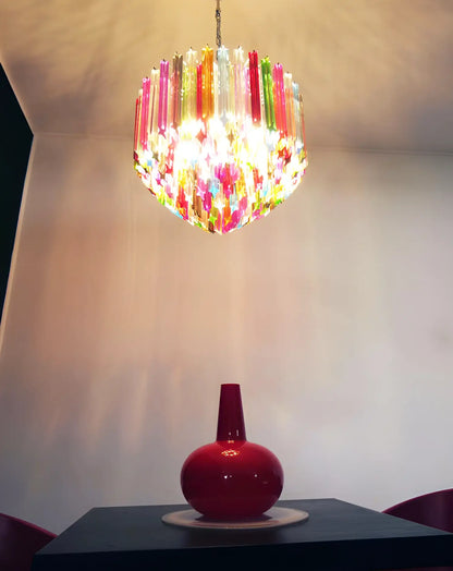 Murano Prisms Multicolored Chandelier