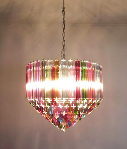 Murano Prisms Multicolored Chandelier