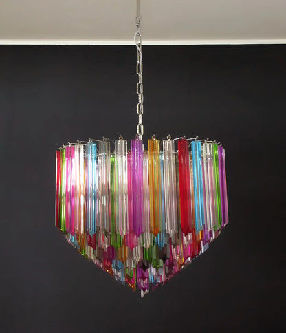 Murano Prisms Multicolored Chandelier