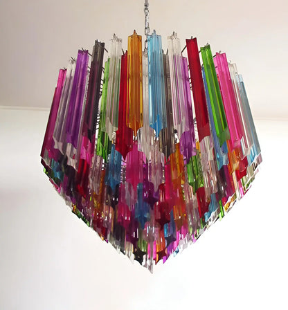 Murano Prisms Multicolored Chandelier