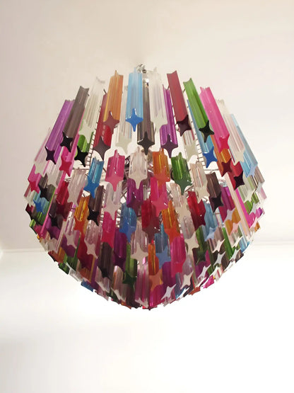 Murano Prisms Multicolored Chandelier
