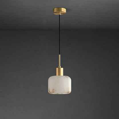 Natural Alabaster Small Pendant Light