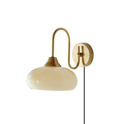 Nova Glass Plug-in Wall Lamp