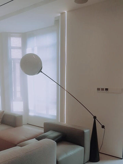 Opal Arc Floor Lamp